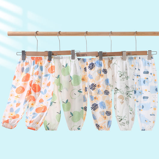 Pantalones Anti Mosquito para Bebé - Algodón Ligero Verano con Puños Ajustables - Image 2