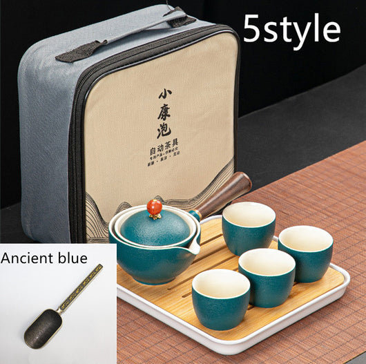 Juego de Té Xiaoyao con Tetera Giratoria 360° - Image 33