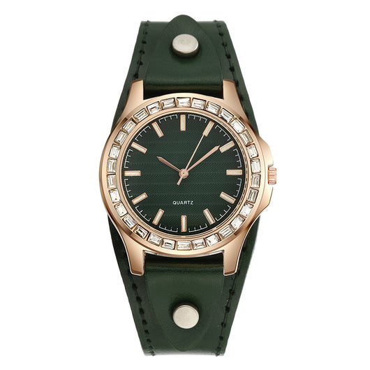 Reloj de Lujo Ligero con Pulsera de Diamantes Completa para Mujer - Image 6