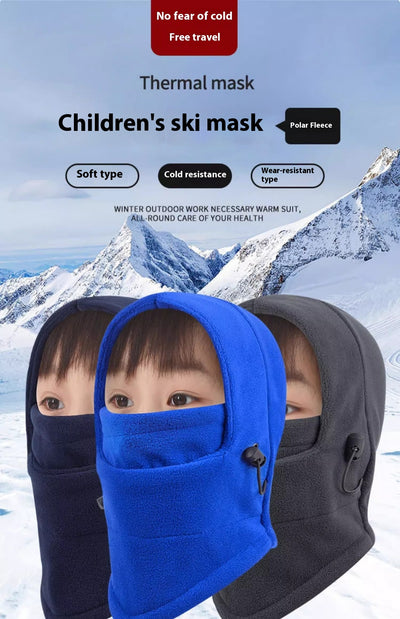 Pasamontañas Polar Fleece Térmico Infantil - Diseño Moderno y Versátil - Image 21