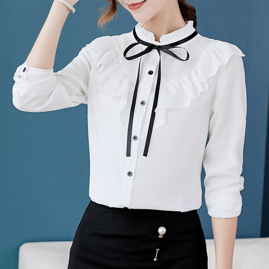 Blusa de Chifón Versátil para Mujer - Estilo Casual Moderno