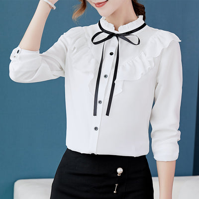 Blusa de Chifón Versátil para Mujer - Estilo Casual Moderno