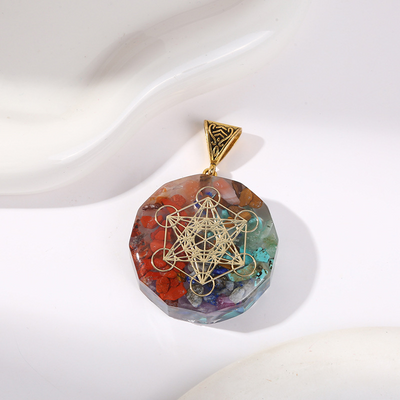 Colgante de Cristal Curativo Reiki con Piedra Natural para 7 Chakras - Image 97