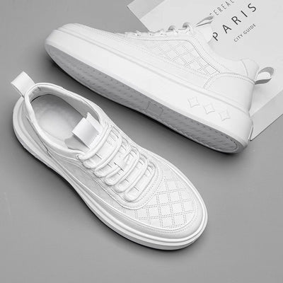 Zapatos Casuales de Suela Gruesa Estilo Británico con Diseño Calado Transpirable - Image 9
