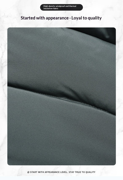 Chaqueta de Algodón Graphene para Hombre con Capucha Desmontable - Extra Gruesa y Moderna - Image 11