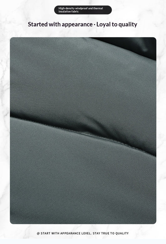 Chaqueta de Algodón Graphene para Hombre con Capucha Desmontable - Extra Gruesa y Moderna - Image 11