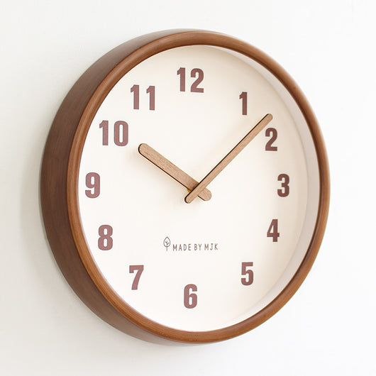 Reloj de Pared Minimalista Moderno en Madera Maciza Estilo Retro - Image 6