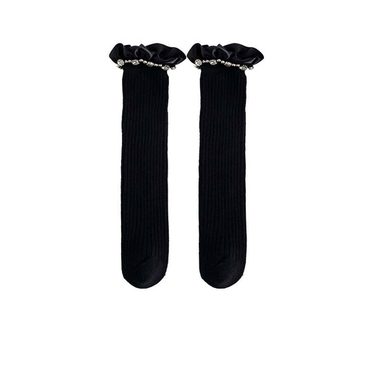 Calcetines Escolares Estilo Lolita con Encaje y Moño para Niñas - Image 7
