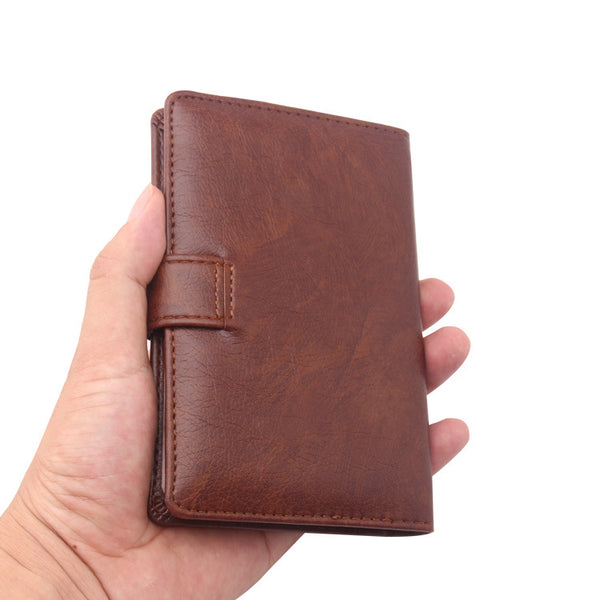Cartera Portadocumentos con Ranuras para Pasaporte y Tarjetas