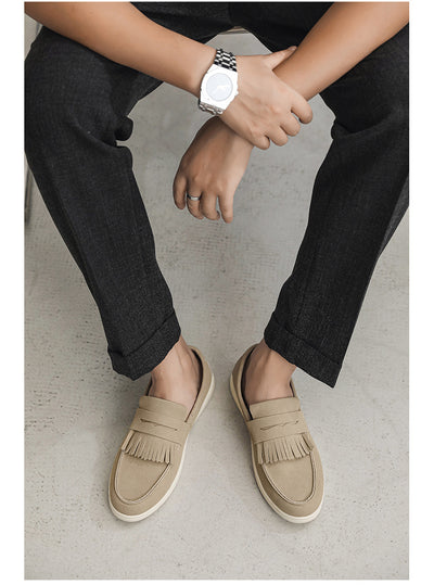 Mocasines de Cuero Mate para Hombre - Calzado Slip-on Elegante - Image 28