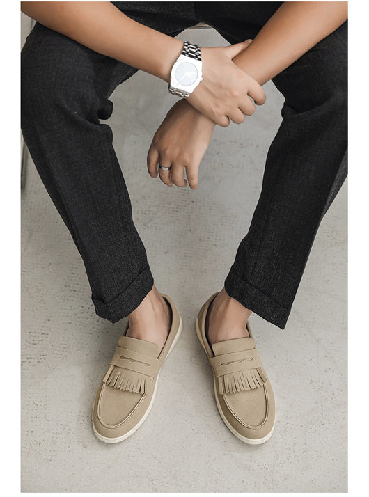 Mocasines de Cuero Mate para Hombre - Calzado Slip-on Elegante - Image 28