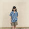 Camisa Suelta y Slim Estilo Coreano para Playa y Casual
