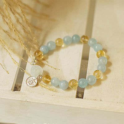 Pulsera de Aguamarina Natural con Plata S925 para Mujer - Image 9