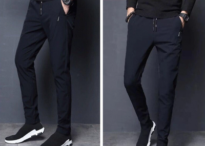 Pantalones Deportivos de Terciopelo Grueso sin Magnético para Otoño e Invierno - Image 13