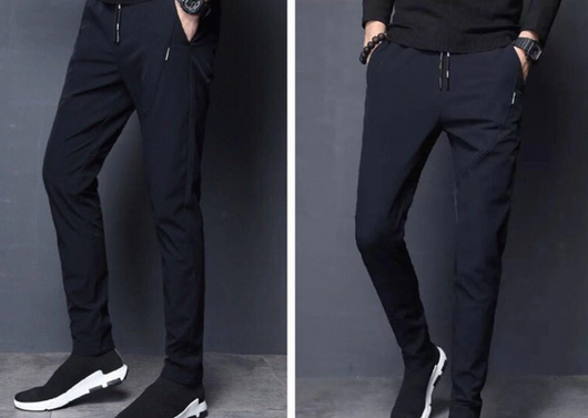Pantalones Deportivos de Terciopelo Grueso sin Magnético para Otoño e Invierno - Image 13