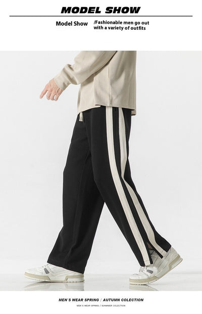 Pantalones Casuales Hombre Rayas Finas - Image 11
