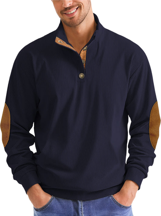 Suéter Casual de Cuello Alto para Hombre - Otoño e Invierno - Image 19