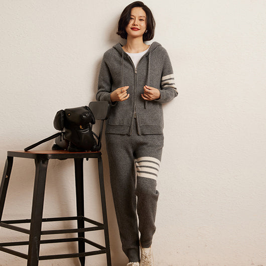 Conjunto de Pantalón y Suéter de Cachemira para Mujer - Image 9