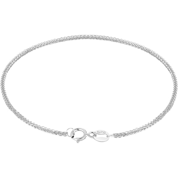 Pulsera de Oro Rosado 18K con Textura Gruesa para Mujer
