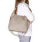 Bolso Tote de Cuero Genuino con Capacidad Extra Grande