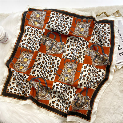 Pañuelo Elegante de Bloques de Color para Mujer - Image 6