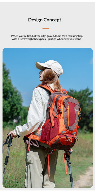 Mochila de Montaña Impermeable de Gran Capacidad Ultraligera - Image 8