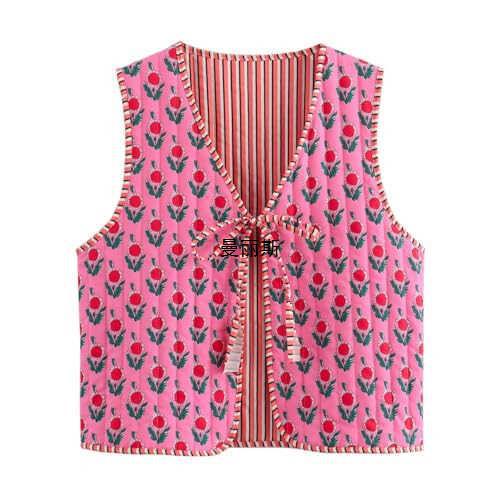 Blusa sin Mangas con Encaje Floral Delicado para Mujer - Image 4