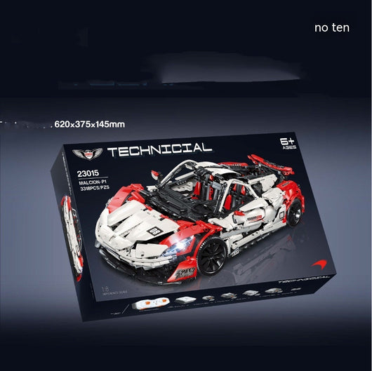 Auto Deportivo Tecnológico de Bloques de Construcción - Modelo Armable Antiestés - Image 2