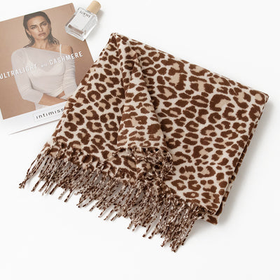 Bufanda Cashmere Retro Estilo Europeo para Mujer - Image 8