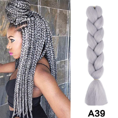 Cuerda Trenzada Desordenada para Peinados y Extensiones - Image 44