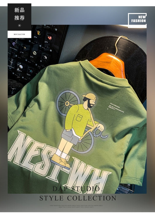 Playera Hombre Estampado Literario Moderno - Image 25
