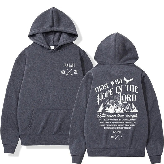 Sudaderas con Estampado de Letras Cristianas Jesús para Hombre y Mujer - Image 30
