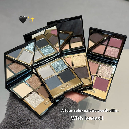 Paleta de Sombras Eyeshadow 4 Colores Tierra Ahumado Mate - Image 11