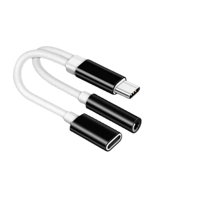 Adaptador de Carga y Cable de Audio para Auriculares con Conector Redondo - Image 7
