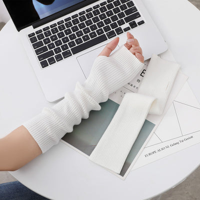 Guantes de Cachemira Mitones para Invierno - Diseño Liso y Elegante - Image 9