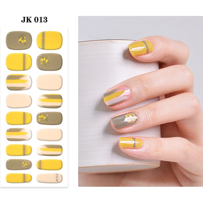 Pegatinas de Uñas UV Gel Semi-curadas Impermeables - Pure Desire Wind Wear - Image 17