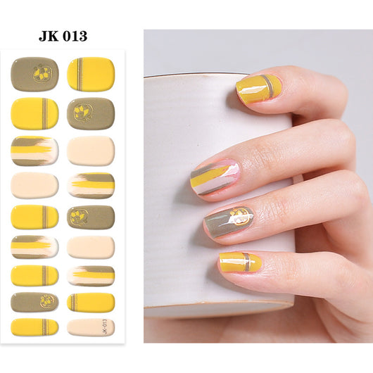 Pegatinas de Uñas UV Gel Semi-curadas Impermeables - Pure Desire Wind Wear - Image 17