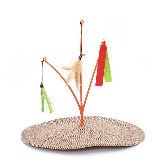 Juguete Interactivo para Gatos con Cuerda de Algodón y Plumas - Image 11
