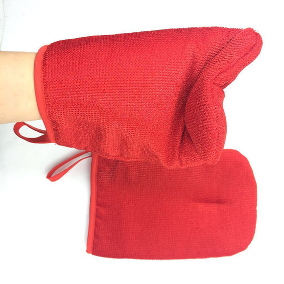 Guantes de Baño para Limpieza y Deslanado de Mascotas