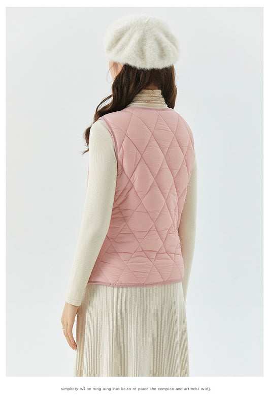 Chaleco Corto de Terciopelo para Otoño e Invierno Mujer - Image 26