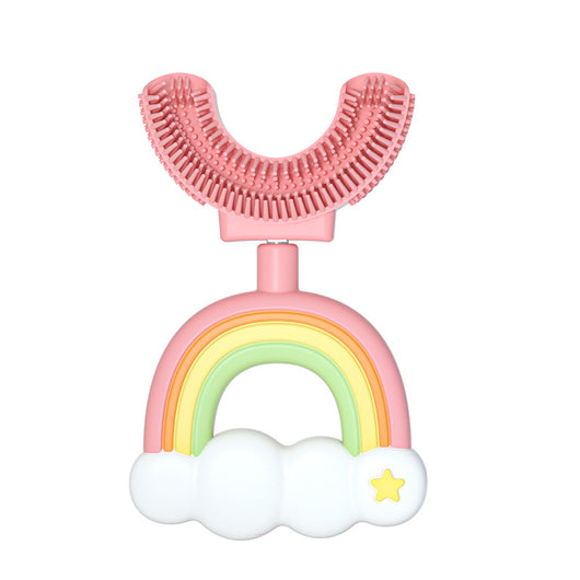 Cepillo de Dientes Infantil en Forma de U con Gel de Sílice y Desinfección Automática - Image 12