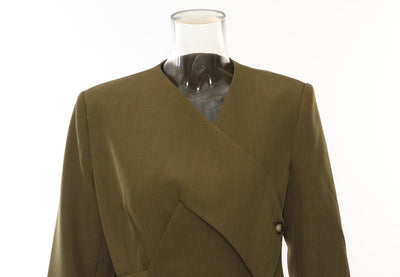 Blazer Ajustado de Corte Irregular para Hombre - Colección Industrial - Image 9