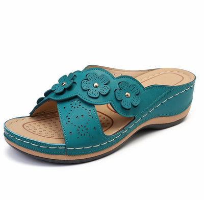 Zapatos Retro Flores con Punta Redonda - Comodidad Máxima - Image 13