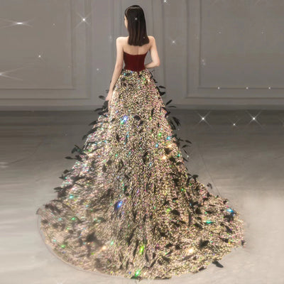 Vestido Ajustado de Lentejuelas con Elegancia Sofisticada - Image 4