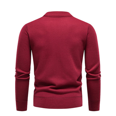 Suéter para Hombre con Forro Polar Grueso Cuello Redondo - Image 27