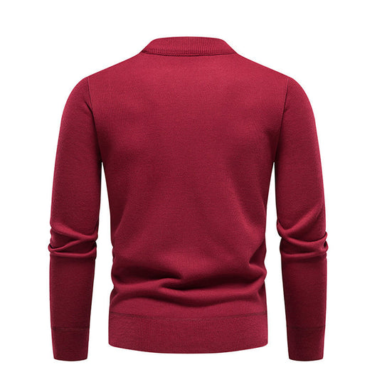 Suéter para Hombre con Forro Polar Grueso Cuello Redondo - Image 27