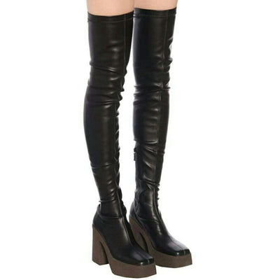 Botas Plataforma Impermeables con Punta Cuadrada y Suela Reforzada - Image 14