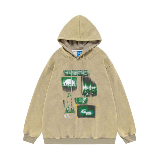 Sudadera Holgada con Estampado Retro Vintage - Image 21