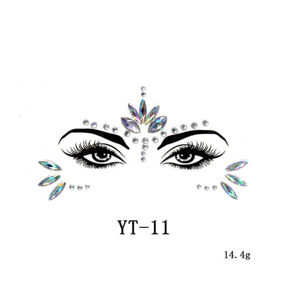 Cristales Adhesivos para Cara - Kit DIY de Diamantes y Brillos Acrílicos - Image 2