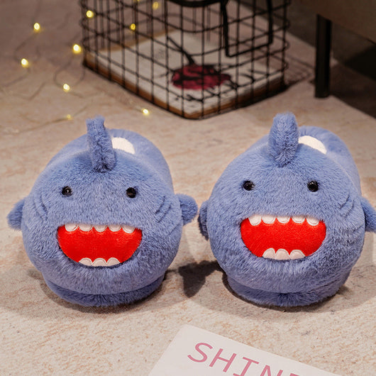 Pantuflas de Invierno Shark Comfort - Zapatillas Cálidas de Algodón para Casa - Image 14
